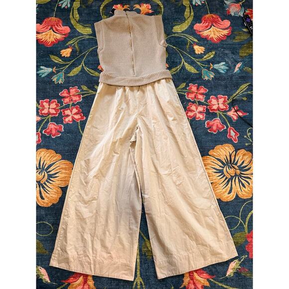 NWT Anthropologie Du Paradis Twofer Jumpsuit Size Medium - Picture 6 of 9